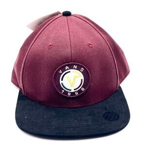 VANS Since 1966 burgundy Skateboard cap hat NEW